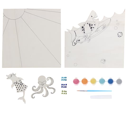 Sea Wood Scene Craft Kit by Creatology&#x2122;